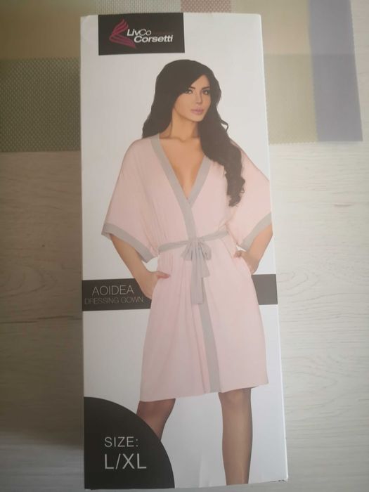 Szlafrok damski LivCo Corsetti Aoidea LC 90375 Marcel Azano Premium