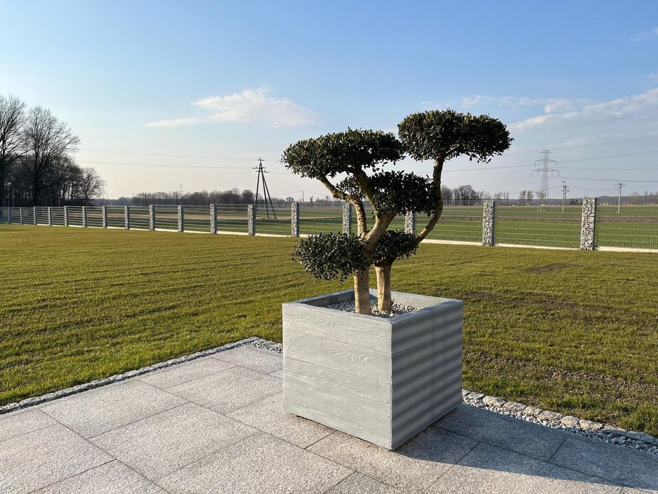 Donice ogrodowe Imitacja drewna i Betonu