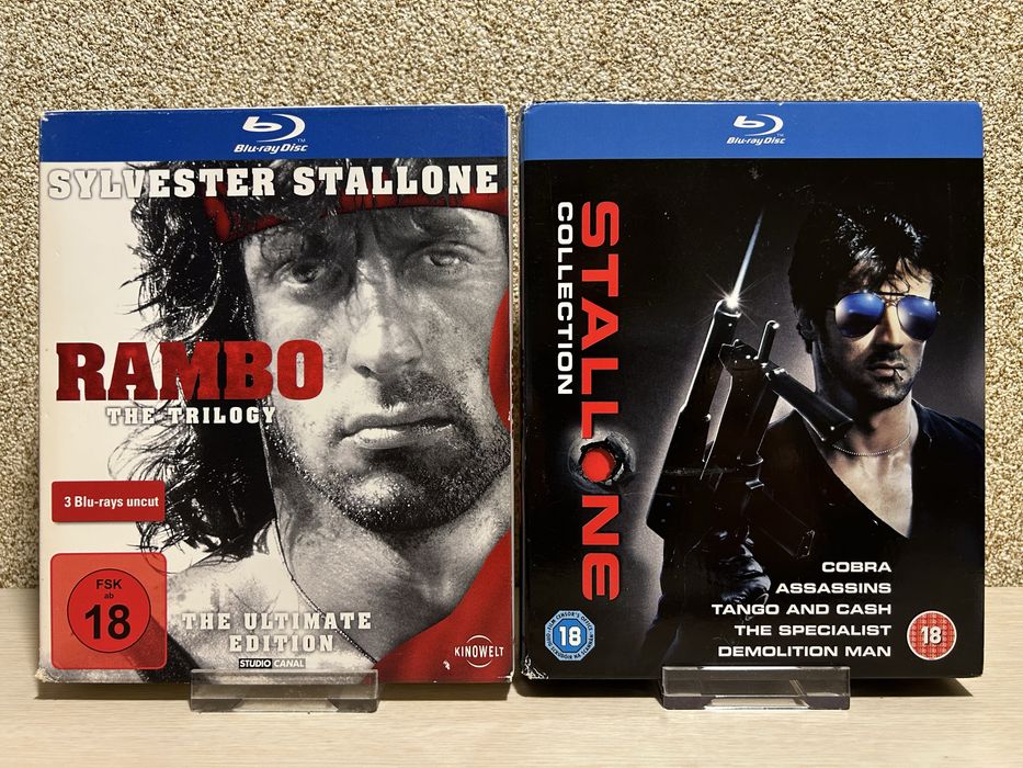 Blu-ray издания РобоКоп 1-4/300 спартанцев 1-2/Битва Титанов 1-2