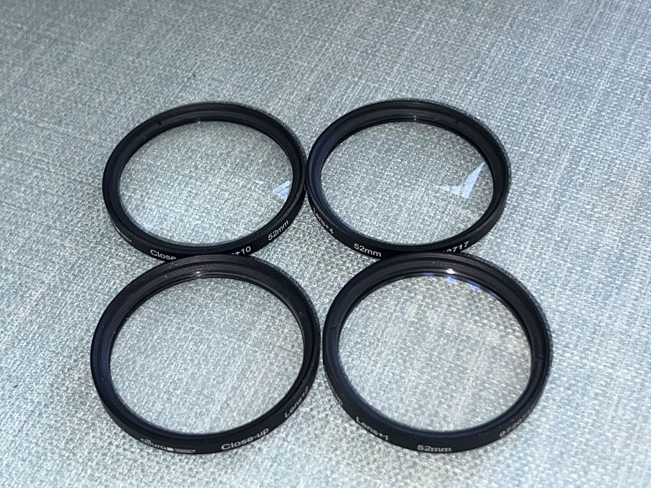 Lentes Macro Close-Up “Altura” Conjunto 52mm +1 +2 +4 +10