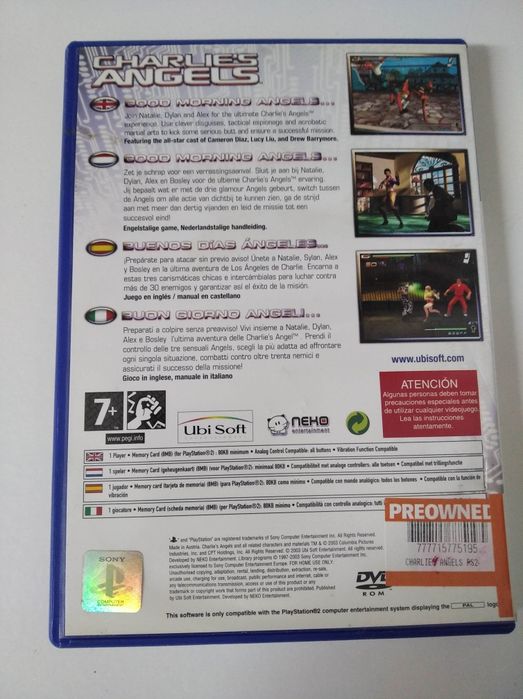 Jogo Charlie's Angels PS2