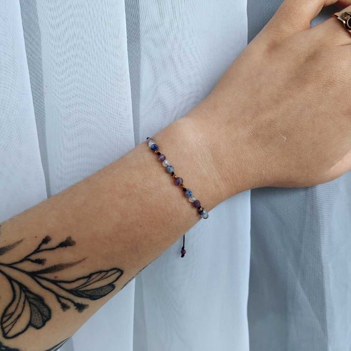 Bransoletka koncentracja fiolet