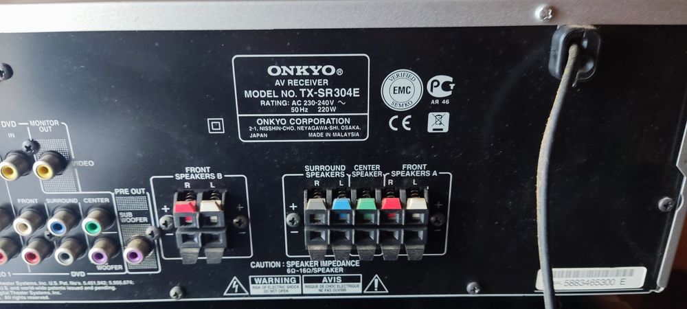 onkyo tx sr304e.