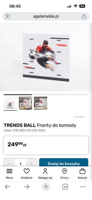 Komoda trends fronty ball