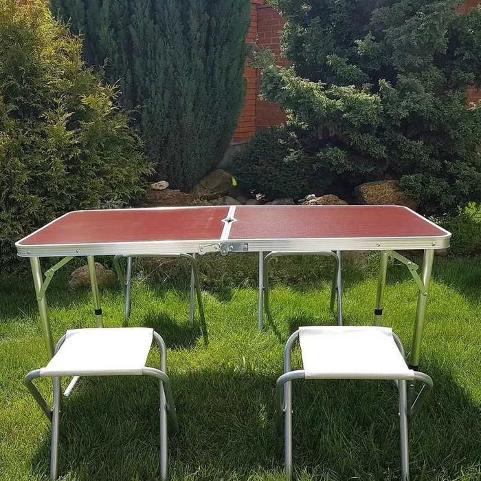 Стол складной, раскладной со стульями .Для дачи,сада,похода, кемпинга