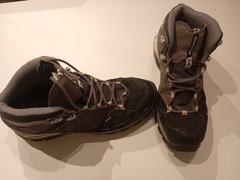 Buty trekkingowe lQuechua Mh500 Mid Wtp Męskie Szary rozmiar 47