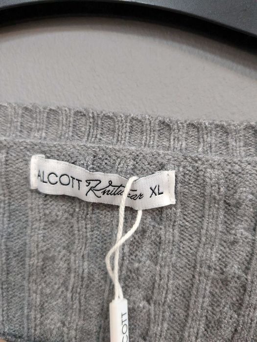 Sweter Alcott z wiskozą szary rozm. XL