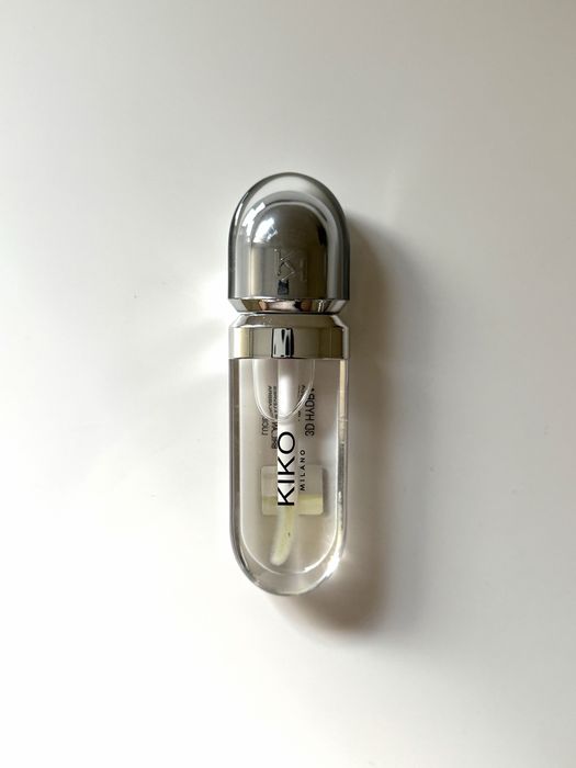 Błyszczyk nawilżający transparentny do ust z efektem 3D hydra clear 01 lipgloss lipstick kiko milano