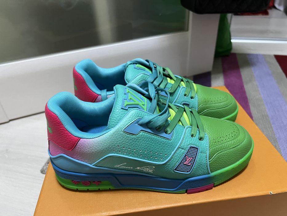 Кросівки кроссовки женские жіночі унісекс яскраві Louis Vuitton