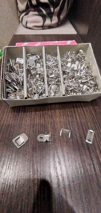 Гачок брючний - Нікель 144 шт