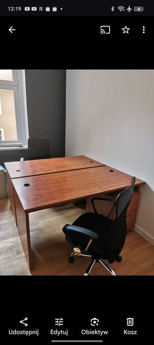 Meble biurowe, biurko, fotel biurowy