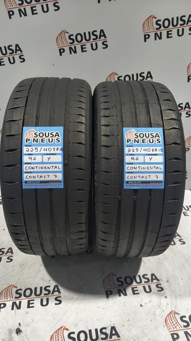 2 pneus semi novos 225-40R18 Continental - Oferta dos Portes