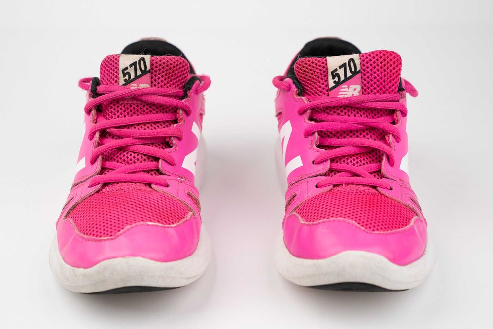 Дитячі кросівки New Balance 570 35,5 розмір рожеві взуття на дівчинку, Детские кроссовки розовые обувь
