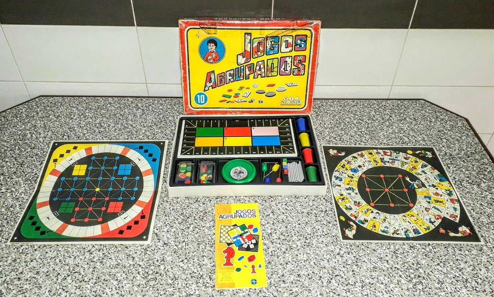 25 jogos de mesa num só jogo vintage 1979 da VILNOGA