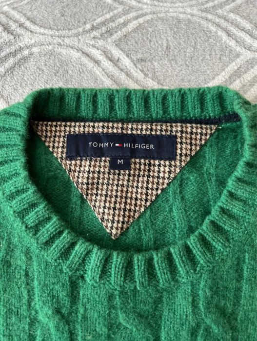 Zielony sweterek Tommy Hilfiger M