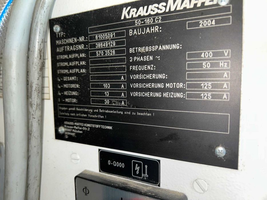 Wtryskarka Krauss Maffei KM50 w pełni sprawna