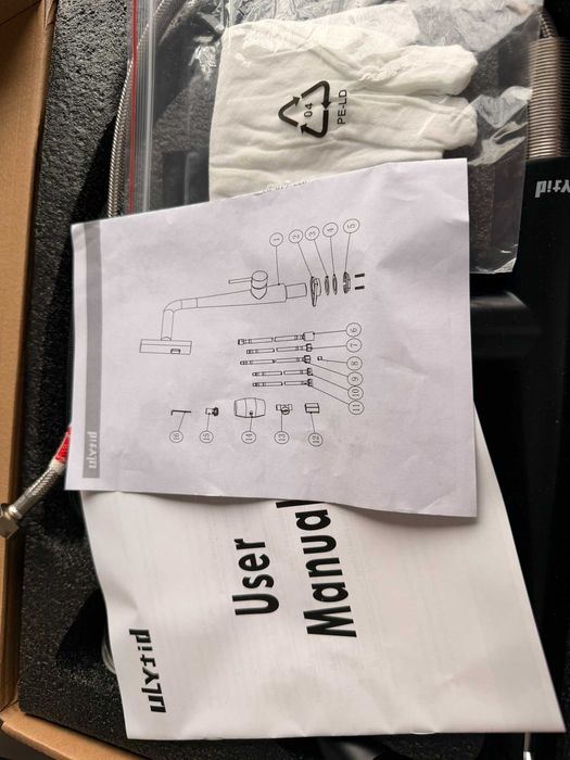 Bateria kuchenna z wyciągana wylewka 2w1 + GRATIS