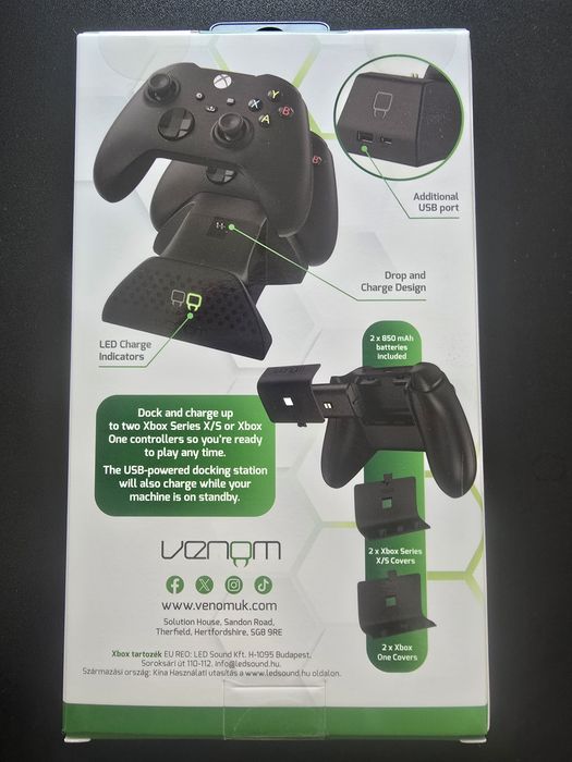 Stacja dokująca  venom twin docking  station  xbox