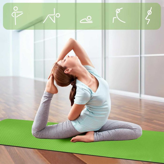 Tapete de Yoga Grosso (8mm) - (183x61cm) - GREEN