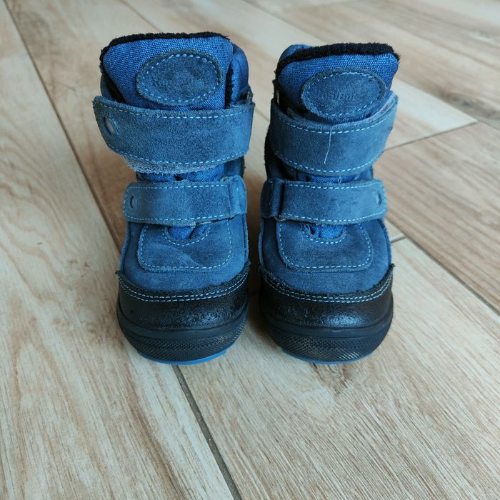 Skórzane śniegowce, buty zimowe, ocieplane