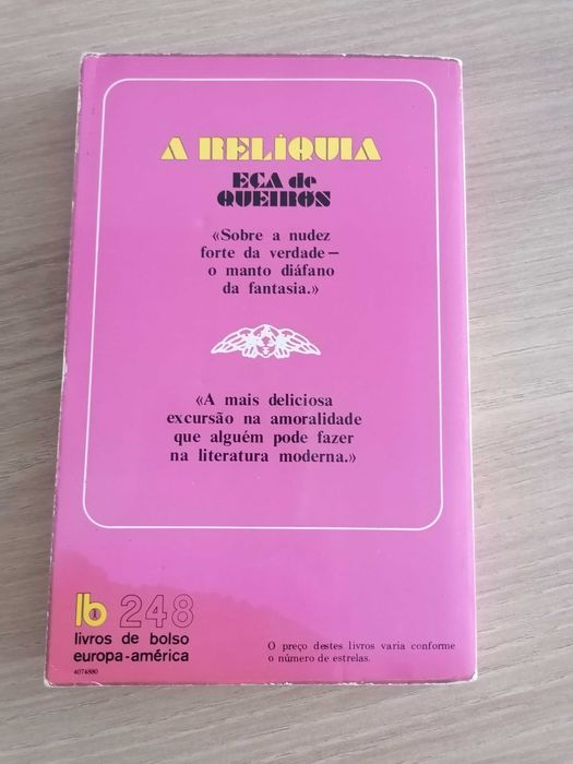 A relíquia, Eça de Queirós