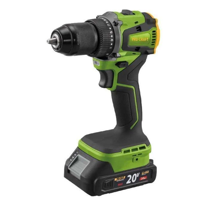 Шурупокрут акум. PROCRAFT (1АКБ та зар.пристр.) PA-20 LI шуруповерт