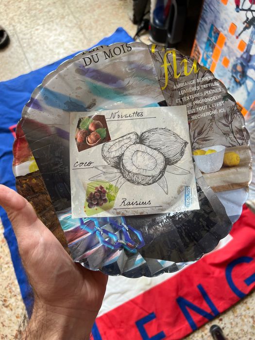 Prato feito a mao arte