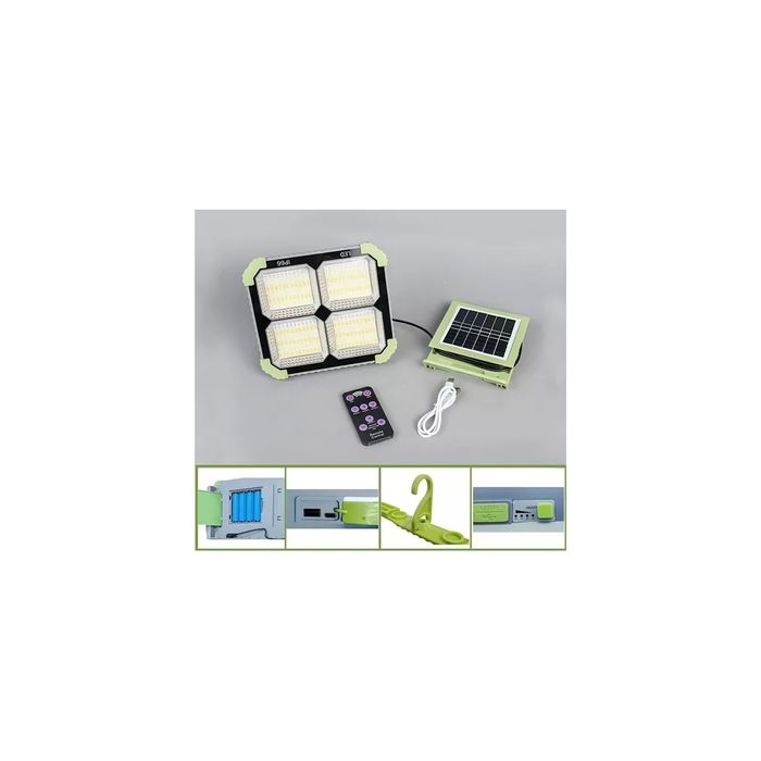 Projetor Solar LED 23cm c/ Tripé