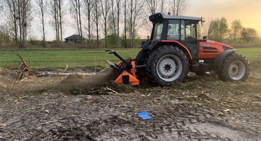 Mulczer czyszczenie działek