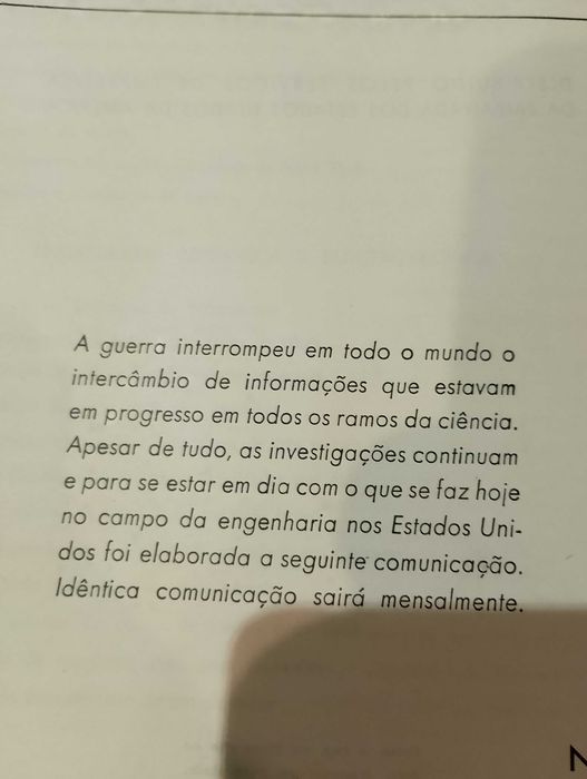 Noticiário sobre Engenharia 1944