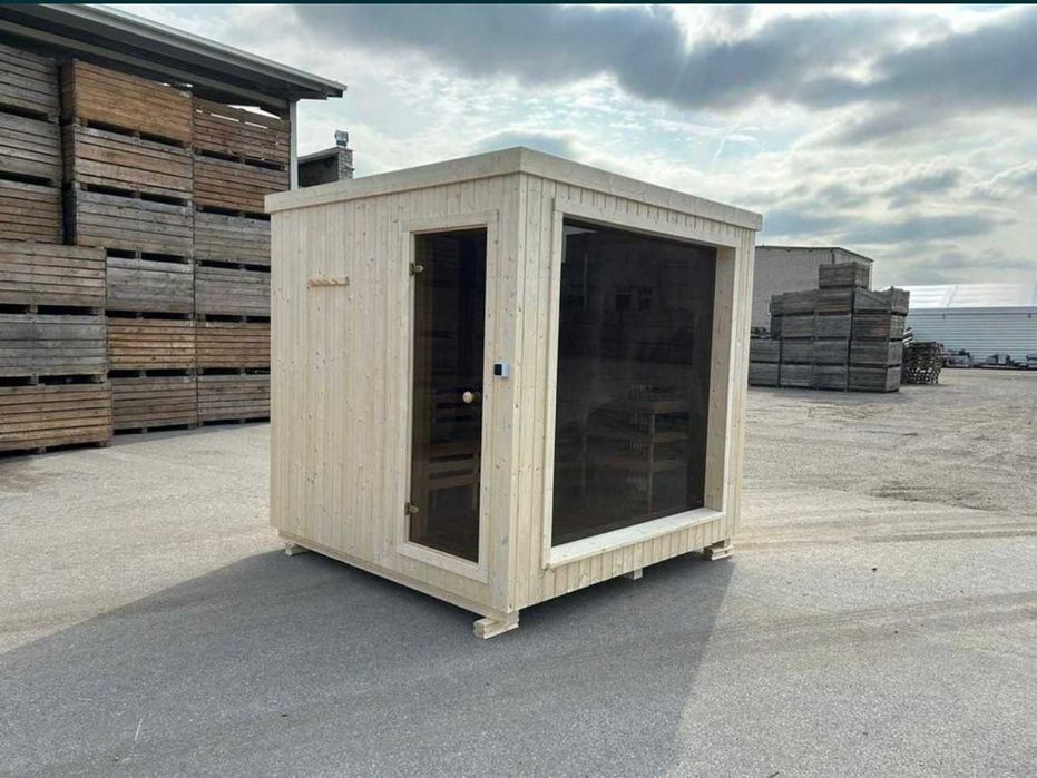 Sauna Ogrodowa 300 cm Spa Balia Jacuzzi Spa Basen Led