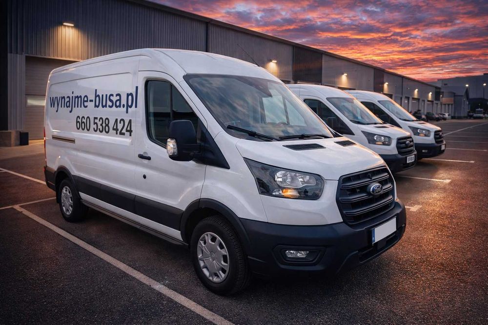 Wypożyczalnia, wynajem Busów, Auto dostawcze, blaszak, progi najazdowe