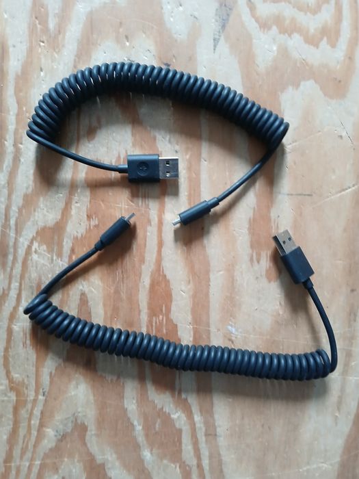 Kabel kable Micro usb sprężynka zwijane rozciągane