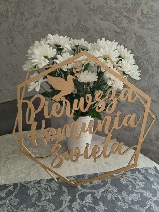 Obręcz koło komunia Święta 40 cm