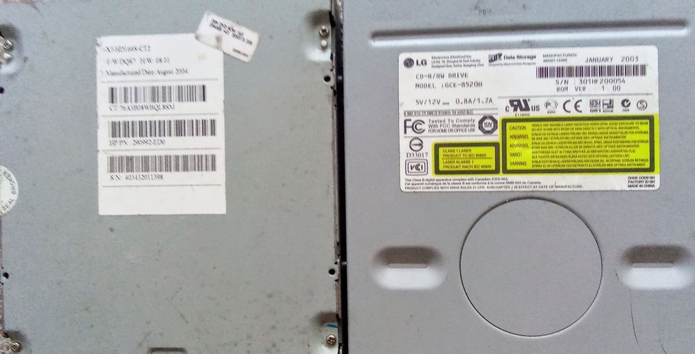 CD-RW and DVD Drives64297766463105122