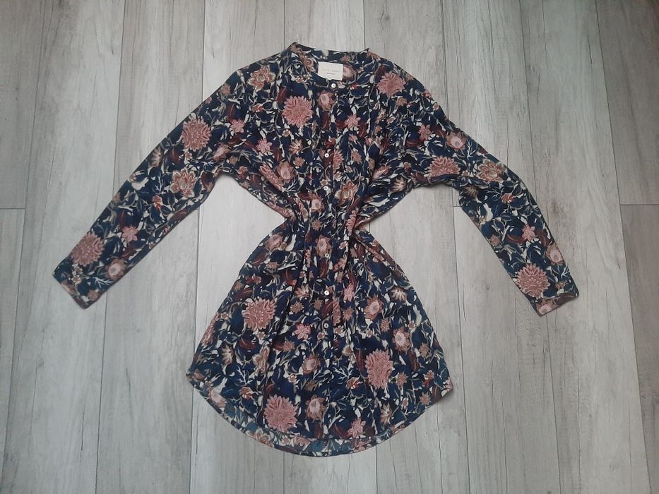 Lollys Laundry L 40 sukienka boho oversize tunika koszula premium