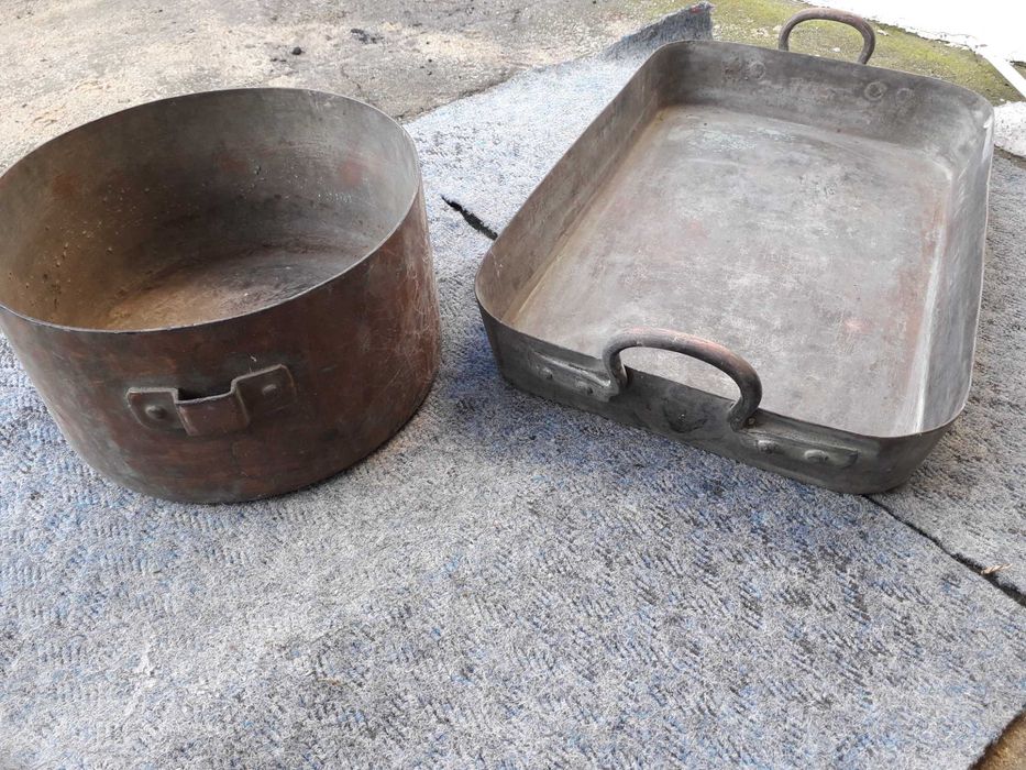 Brytfanna miedziana garnek miedziany  miedź