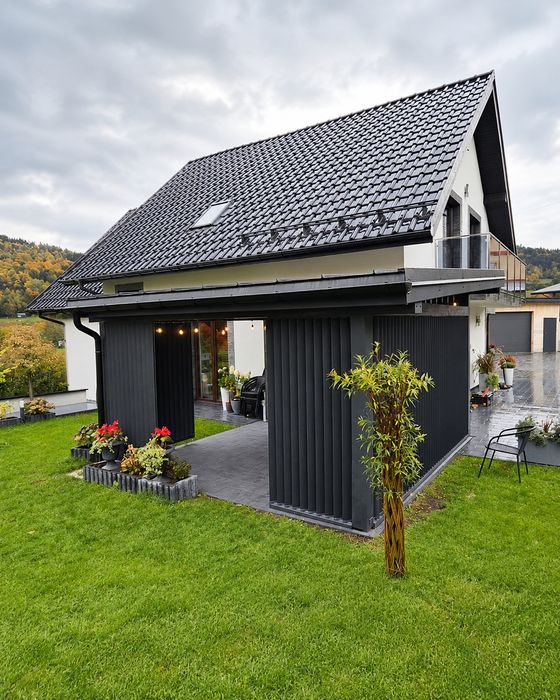 Pergola tarasowa Tychy | drewno BSH GL24 | szybki montaż
