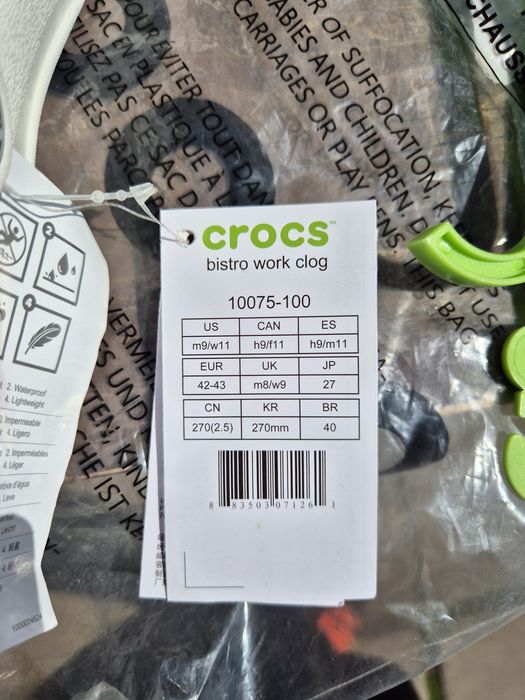 Сабо Crocs bistro work clog original