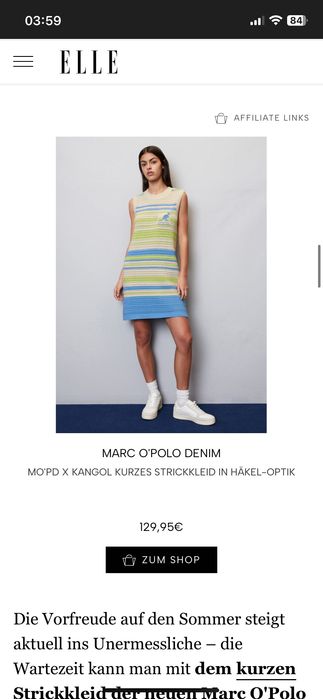 Сукня кроше Kangol x Marc O'Polo