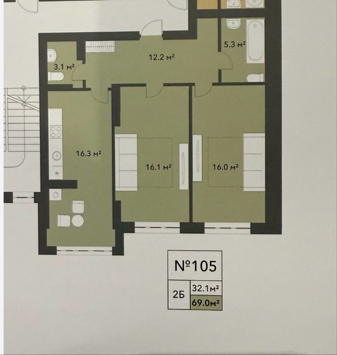 простора  2х  кім., квартира ЖК Софіївські Липки Софіївська Борщагівка
