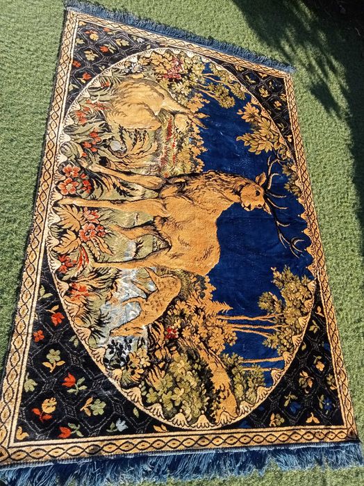 Peça de arte em tapeçaria anos 60