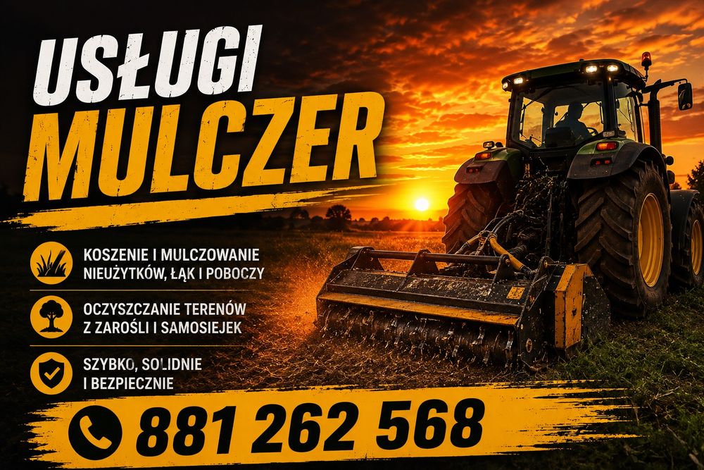 Usługi Mulczer  . Mazowieckie