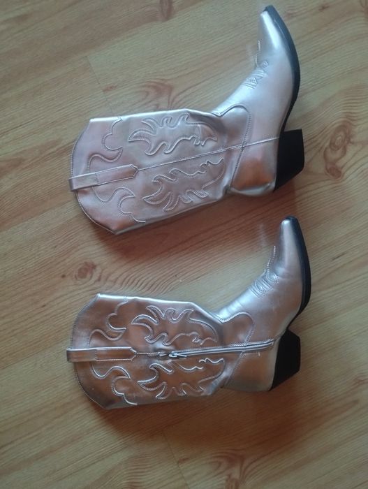 Kostium marynarka i spodnie plus kozaki damskie rozmiar 38