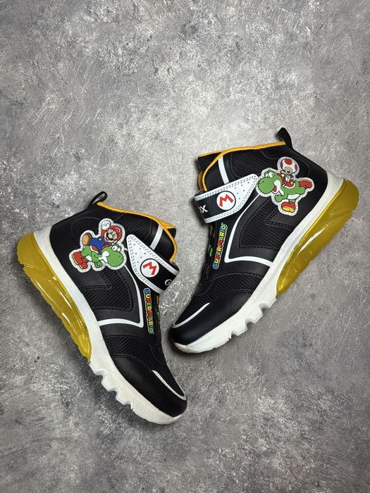 (32 р) Дитячі хайтопи Geox Ciberdron ,з мигалками ,Устілка 21 см