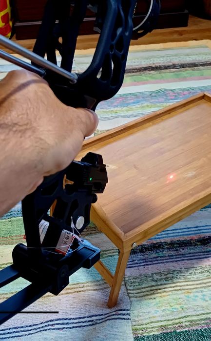 Mira laser e lanterna (bateria recarregável) para armas, arcos etc