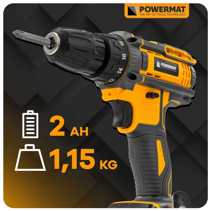 Wkrętarka akumulatorowa 21v mocna wiertarka zakrętarka 2xaku bity