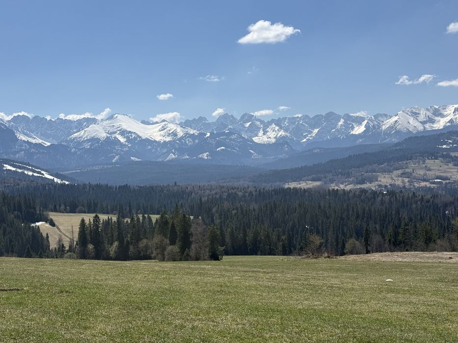 Działka Widokowa cała Panorama Tatr