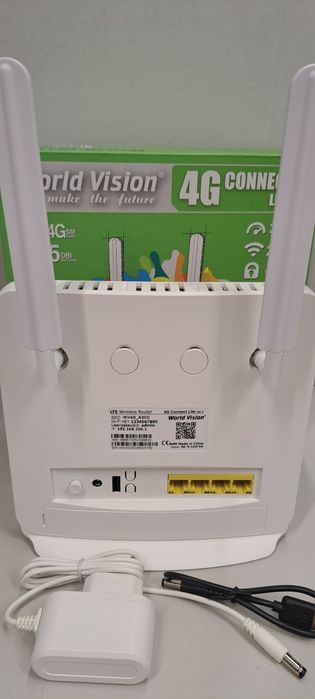 Комплект мобільного 4g інтернету роутер World Vision, антена Мімо Mega