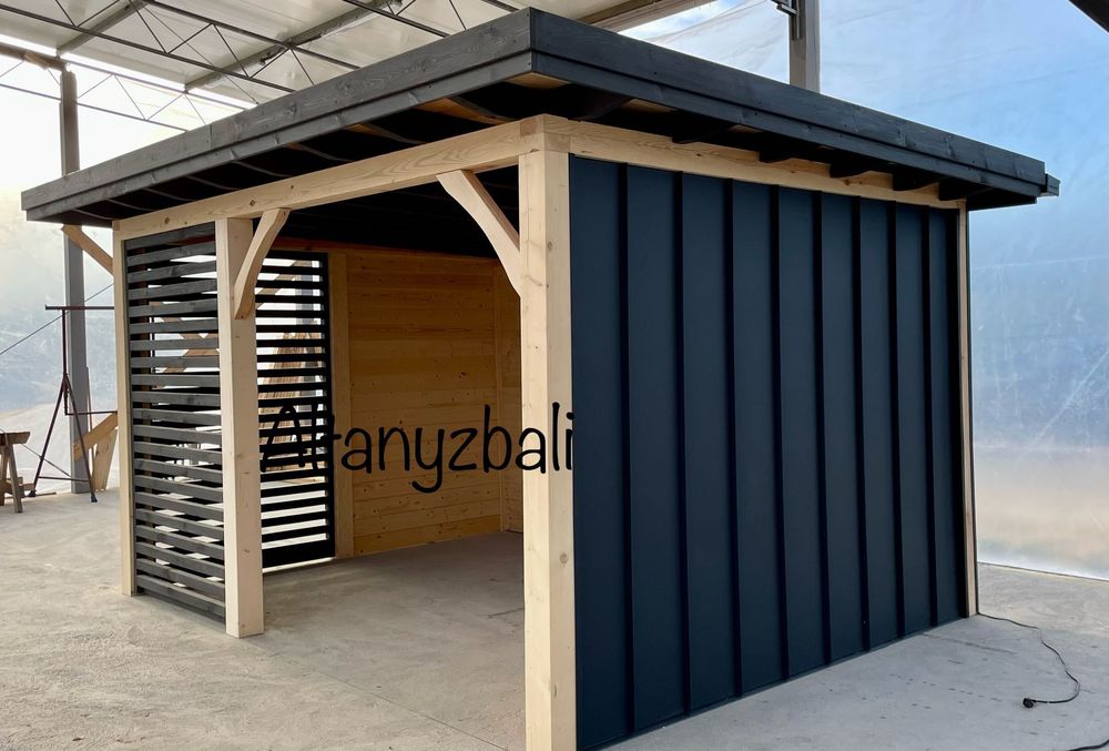 Nowoczesna altana ogrodowa